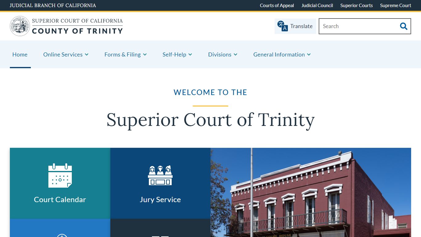 Superior Court of California County of Trinity